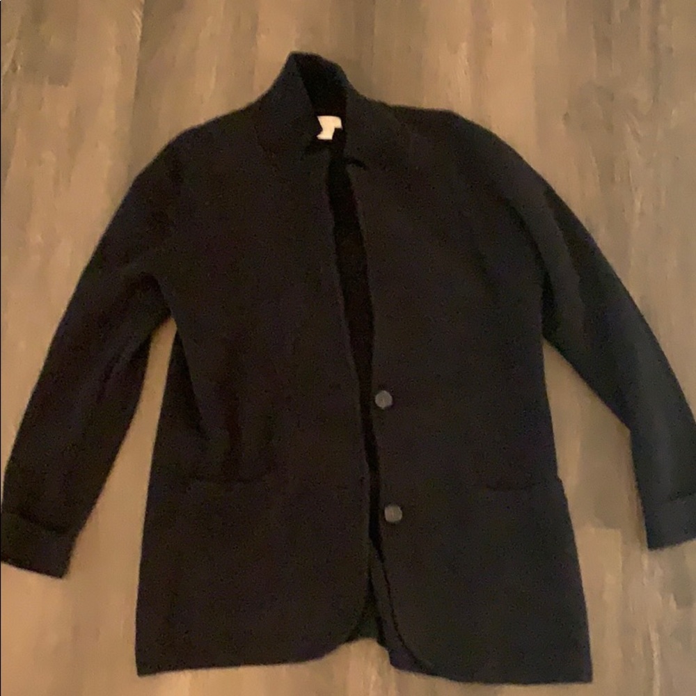 J. Crew Black Sweater Blazer